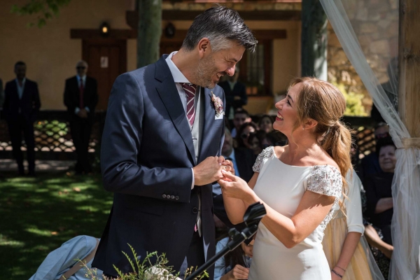 Boda de Nerea y David en la Finca La Tejera de Fauso en Segovia